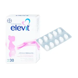 Elevit Bayer 3 vỉ x 10 viên