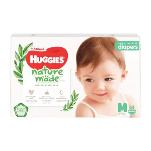 Huggies Platinum Nature Made M 64 miếng