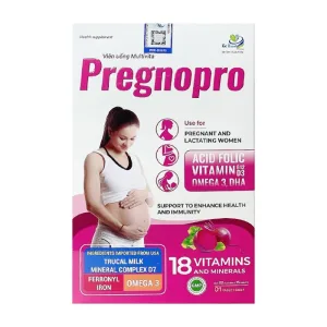 Multivita Pregnopro Tất Thành 2 vỉ x 15 viên