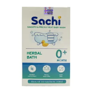 Nước Tắm Thảo Dược Sachi +0 10 gói x 10ml