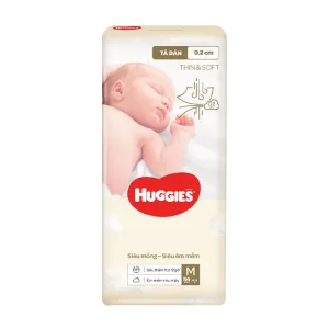 Tã dán Huggies Thin & Soft size M (6-11kg) 54 miếng