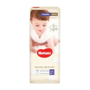 Tã quần Huggies Thin & Soft size XXL (>15kg) 46 miếng