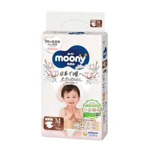 Tã quần Moony Natural size M (6-11kg) 46 miếng